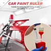 Car Paint Measuring Scale Mixing Ruler 2:1 & 4:1 Easy