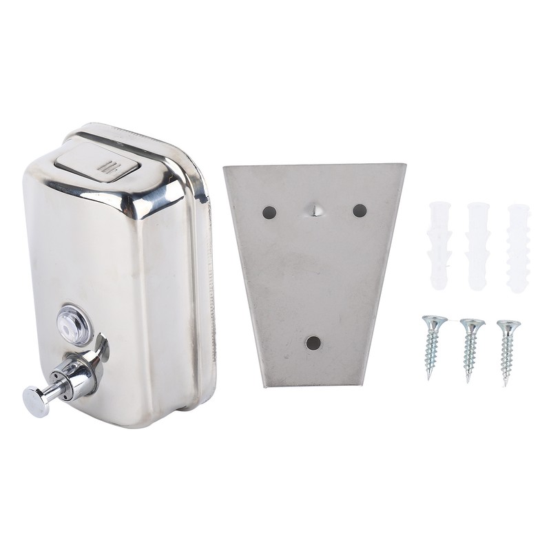 Soap Dispenser Stainless Steel Wall Mounted Manual Soap Dispenser for