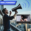 MyMealivos Megaphone with Siren Bullhorn 50 Watt Bullhorn Speaker with