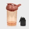 CREAWELLAY Protein Shaker Bottle, Leakproof Protein Cup for Gym, Fitness