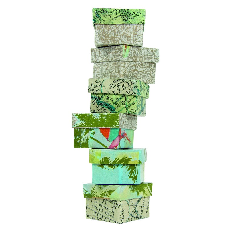 Décopatch - Ref EV010O - Small Square Boxes (Pack of