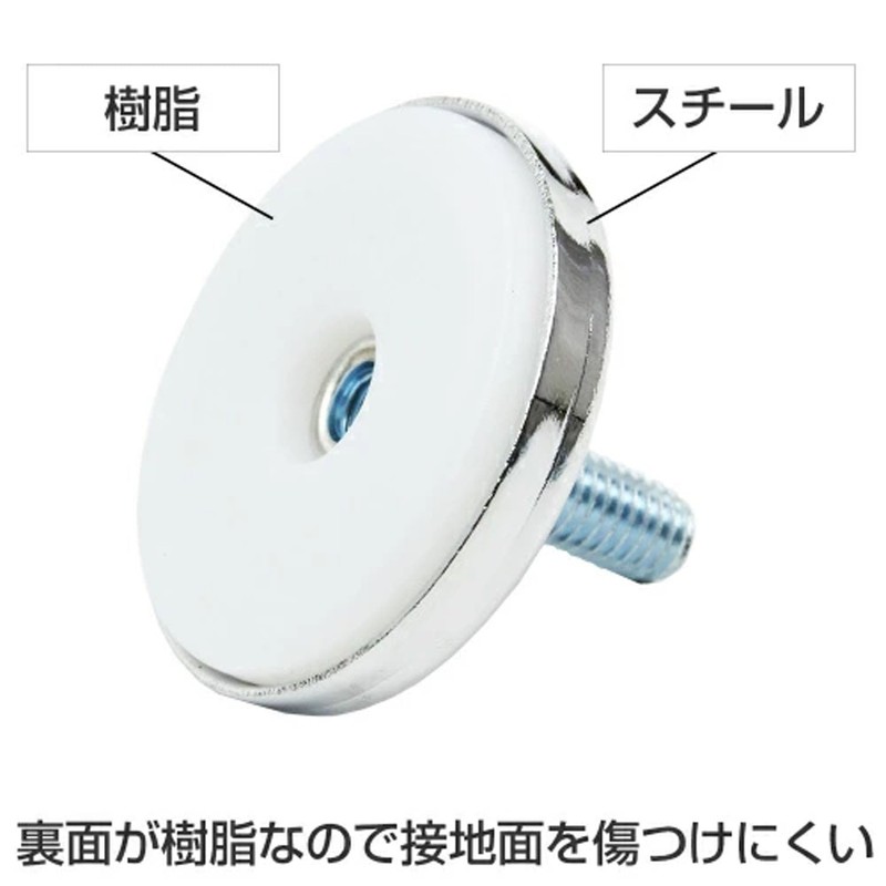 Doushisya Luminous Rack, Steel Rack, Foot Parts, Circular Adjuster, 1