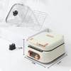 AORAN 7-in-1 Electric Griddle with Non-Stick Coating, Smokeless Grill for