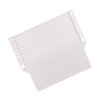 FUNOMOCYA 89mm Wide Vertical Blind Bottom Weights 10pc Plastic Plate
