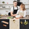 2pcs Delantal Cocina Chef Delantal Multiusos Ajustable