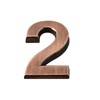 AIMALL 2 Number Sticker Plate for Door Address, Copper Plated