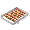 Angoily Stainless Steel Skewer and Grill Rack Set, Barbecue Skewer