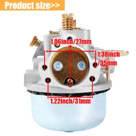 QAZAKY Carburetor Compatible with Kohler Carter K90 K91 K141 K160 K161 K181 Small Block Cast Iron Engine Carb Lawn Mower Tractor 4185302 4185308 41-853-08-S 4605303 46-053-03-S 4685301 46-853-01-S