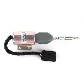 SINOCMP SA-4273-12 12V Fuel Shutdown Solenoid 2003ES-12E6UC4B5S2 F3HZ-9N392-D Shut Off Solenoid for Ford 7.8L Engine Heavy Truck Parts