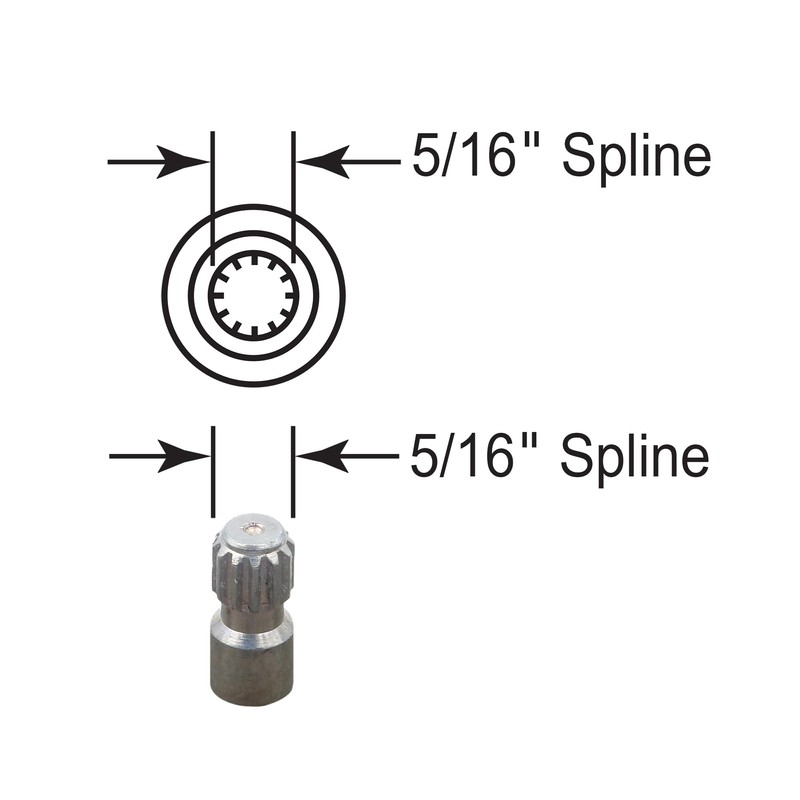 Prime-Line H 3712 Diecast Awning Window Crank Handle for Easy