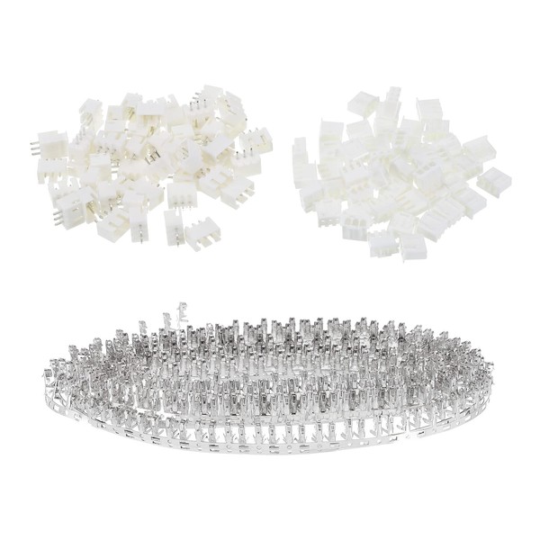 uxcell 2.54mm Pitch Connector Kit 3 Pin Male Female Header