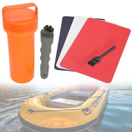 Inflatable Boat Repair Kit - Marine Repair Patch Set for Kayaks, Dinghies, Canoes, Pontoons, 6 Pcs Without Glue