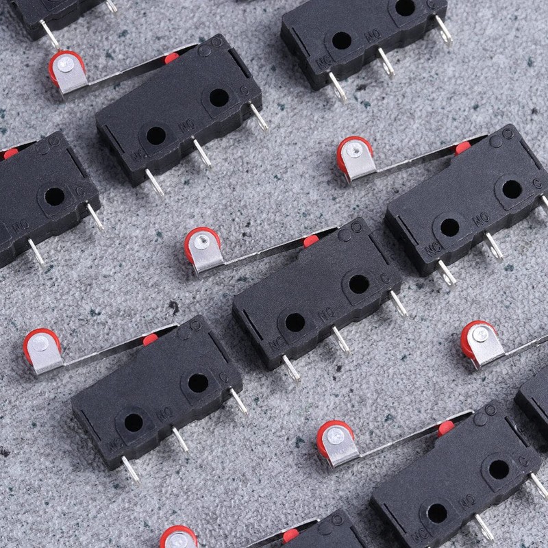 10 Pieces Micro Momentary Hinge Roller Lever Arm SPDT Micro