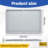 Quzzil 2 Pcs 24" x 16" Lid for Straight Wall