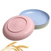 CAMBUY Wheat Straw Plates Lightweight Unbreakable Dinner Dishes Plates Set