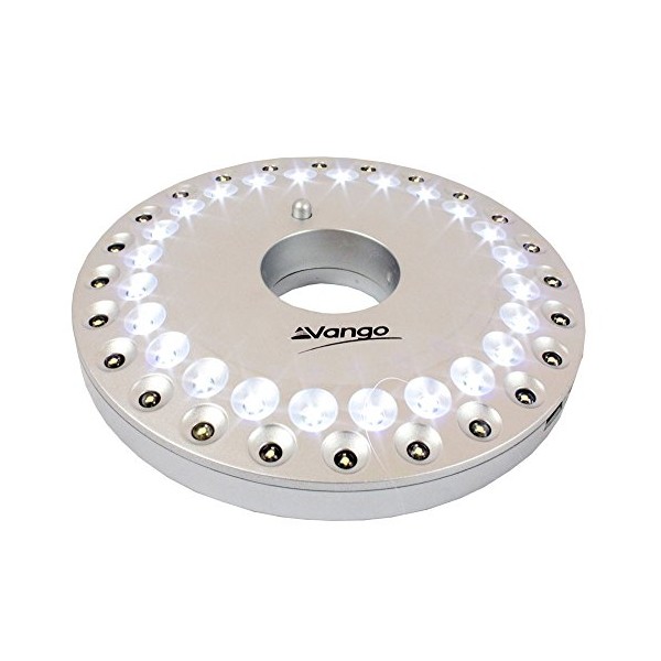Vango Light Disc - 48 LED Camping Light Disc - Silver