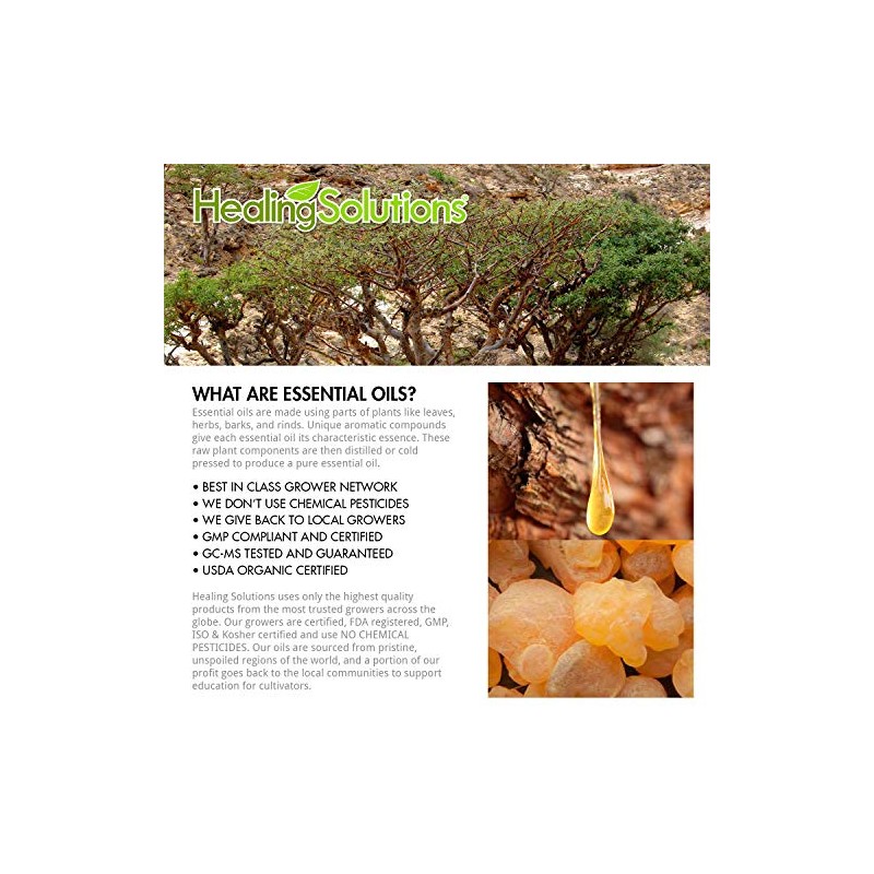 Healing Solutions 120ml Oils - Frankincense Essential Oil - 4