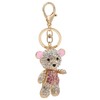 Cute Bear Keychain, Animal Rhinestone Key Chain, Charm Pendent Beautiful