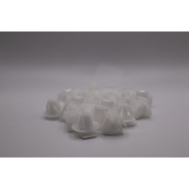 King Car Clips 20pcs Liftgate Moulding & Spoiler Retainer Clip KB8A-51-SJ3 for Mazda 3 CX-30 CX-5 2017-On (Light Yellow)