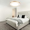 Wheatronic 20 inch Flush Mount Ceiling Light Fixture LED 36W,