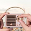Retro Bluetooth Speaker Old Fashioned Classic Portable Mini Wireless Speaker