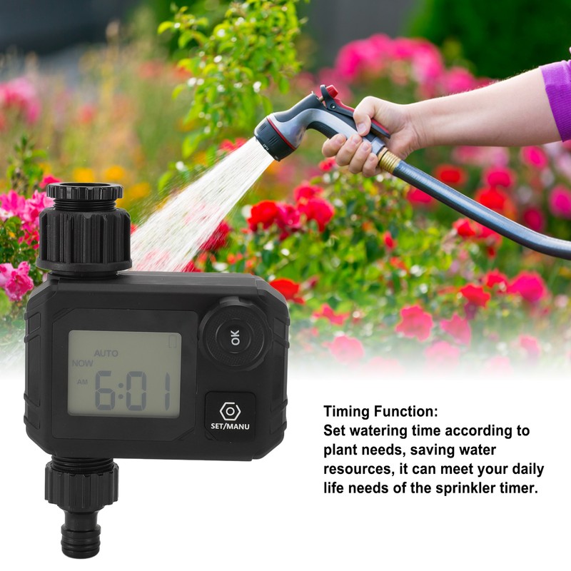 Digital Water Timer 3/4 Inch Male Thread Intelligent Programmable Automatic