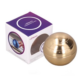 45mm Diameter Gyroscope Ball Alloy Rotating Anxiety Relief Fingertip Decompression Toy Luxury Gold Color