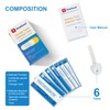 UTI Test Strips (6 Pack) | Detect Leukocytes, Nitrites in