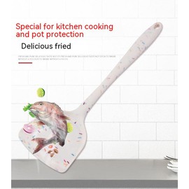 6 Pcs Silicone Kitchen Utensils Set, Silicone Cooking Utensils, Heat Resistant Kitchen Cooking Utensils Set,High Heat Resistant to 480°F, Hygienic One Piece Design, (Red)