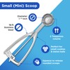 Jenaluca Mini Cookie Scoop & Melon Baller - 18/8 Stainless