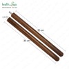 StretchNHeal Multipurpose Wooden Pranayama Stick – Lung Opener for Fuller