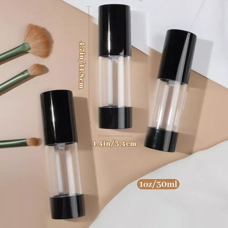 RONRONES 로션 토너 젤 파운데이션용 RONRONES 1온스 30ml 에어리스 펌프