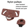 Wardrobe Bevel Sliding Door Roller, ABS Gear Track Panel Roller