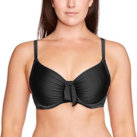 Pour Moi? Women's Azure Full Cup Bikini Top, Black, 32D
