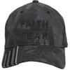 AmazingShirts Faith Over Fear Embroidered Structured Adjustable One Size Fits