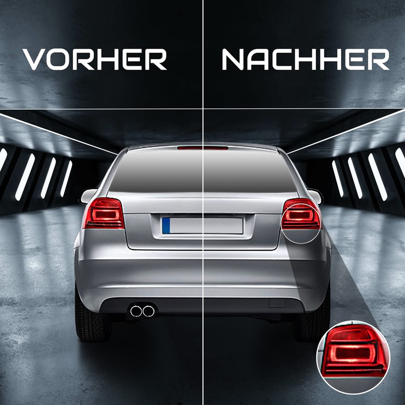 Finest-Folia C018 Rear Lights Foil Set (Red)