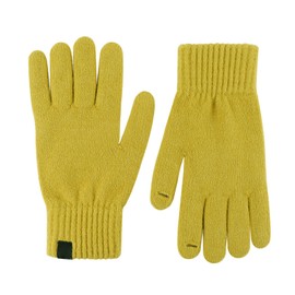 Fingerless Long Gloves For Women Winter Knit Gloves For Men Women Screen Texting Gloves Warm Knitted Glove For Outdoor Soft Elastic Black Costume Gloves (Yellow, A)
