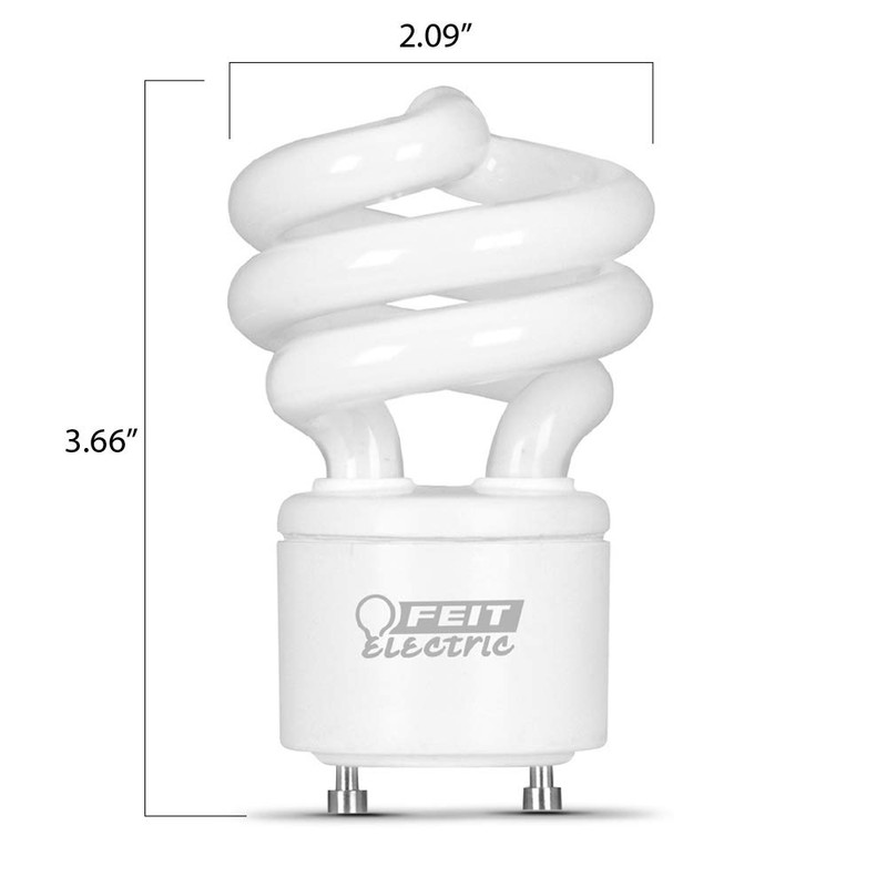 Feit Electric 60W Equivalent CFL Twist Light Bulb on GU24