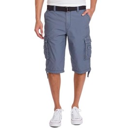 Unionbay Men's Cordova Belted Messenger Cargo Short - Reg and Big and Tall Sizes, Cruiser, 34