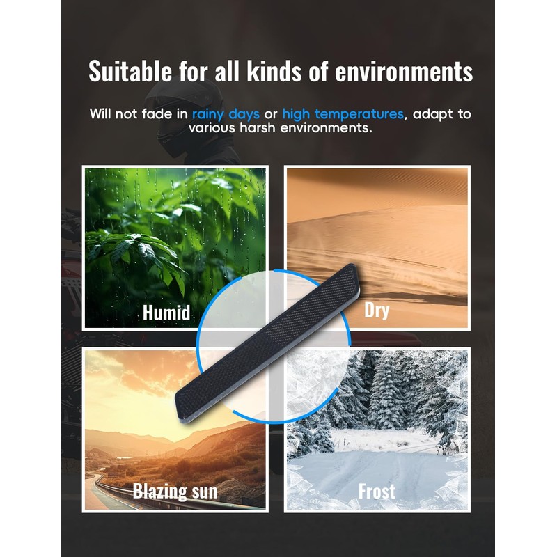 Saddlebag Reflectors Inserts for Road Glide 2024, Smoked Saddle Bag