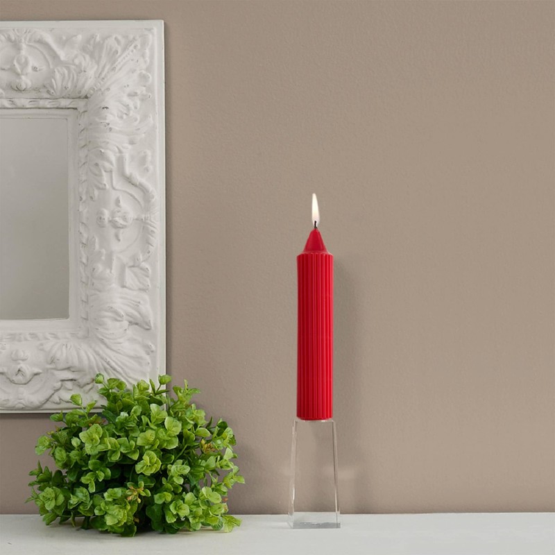 Root Candles 4-Count Unscented Dinner Candles Dripless Beeswax Enhanced Timberline™