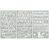 Aleks Melnyk #34 Pyrography Stencils, Wood Burning kit 3 PCS
