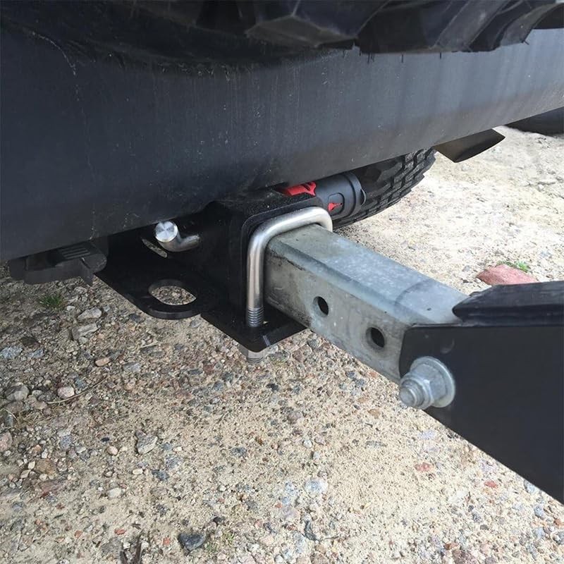 AIMALL Anti-Rattle Stabilizer Hitch Tightener Bracket, Tongue Tow Bar Trailer