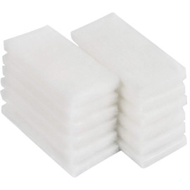 LTWHOME Filter Sponge (130 mm x 60 mm x 10 mm) Polyester Suitable for Fluval U2 Filter (Pack of 12)