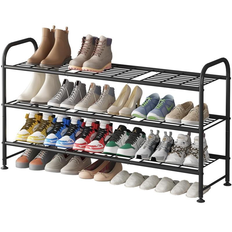 LINZINAR 2 / 3 / 4 Tier Metal Shoe Rack