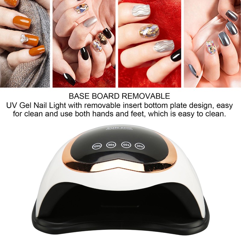 UV Gel Nail Lamp Quick Drying Infrared Sensor 4 Timers