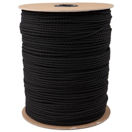 Paracord Planet ParaLock Paracord – Textured Sheath Paracord for Added Grip in Knots, Handles, and More! (Black, 25 Feet)