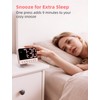 Odokee Digital Alarm Clocks for Bedrooms: Large Bold Number 5
