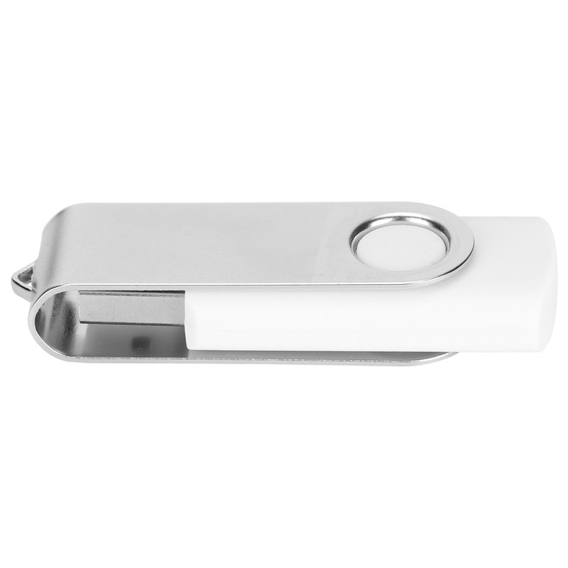 USB Flash Drive Candy White Rotatable Portable Storage Memory Stick