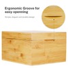 MaxGear Index Card Holder, 5 x 8 Inch Wooden Business